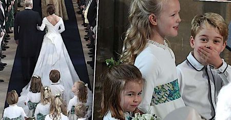 Dzieci księżnej Kate największymi gwiazdami na ślubie księżniczki Eugenii! Charlotte zrobiła coś przeuroczego!