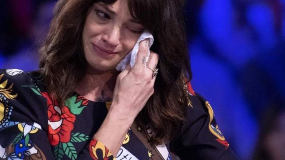 Asia Argento wybuchła płaczem. Prowadząca musiała ją przytulić