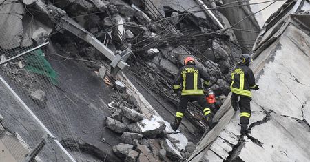 Tragedia w Genui oczami świadków. "Wielki huk, przerażeni ludzie wbiegali na siebie"