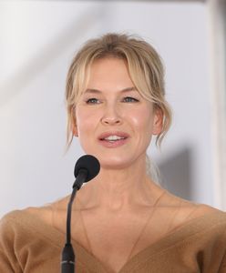 Renee Zellweger wsparła kolegę. Uwagę zwracała jej twarz