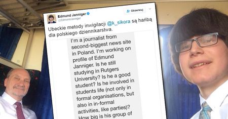Dlaczego stosuję "ubeckie metody inwigilacji" wobec Edmunda Jannigera