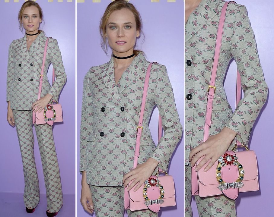 LOOK OF THE DAY: Diane Kruger w stylizacji Miu Miu