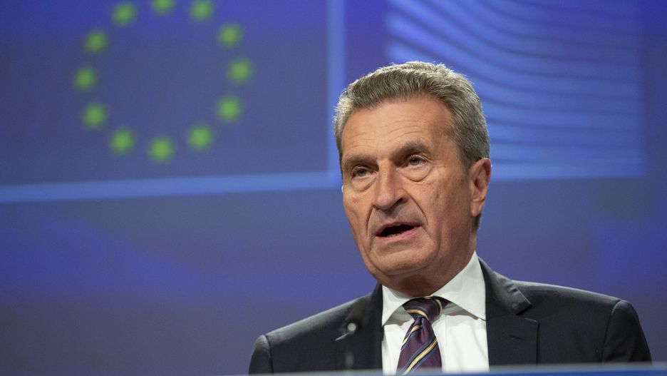 Bruksela. Komisarz UE ds. budżetu Guenther Oettinger (zdj. arch.)