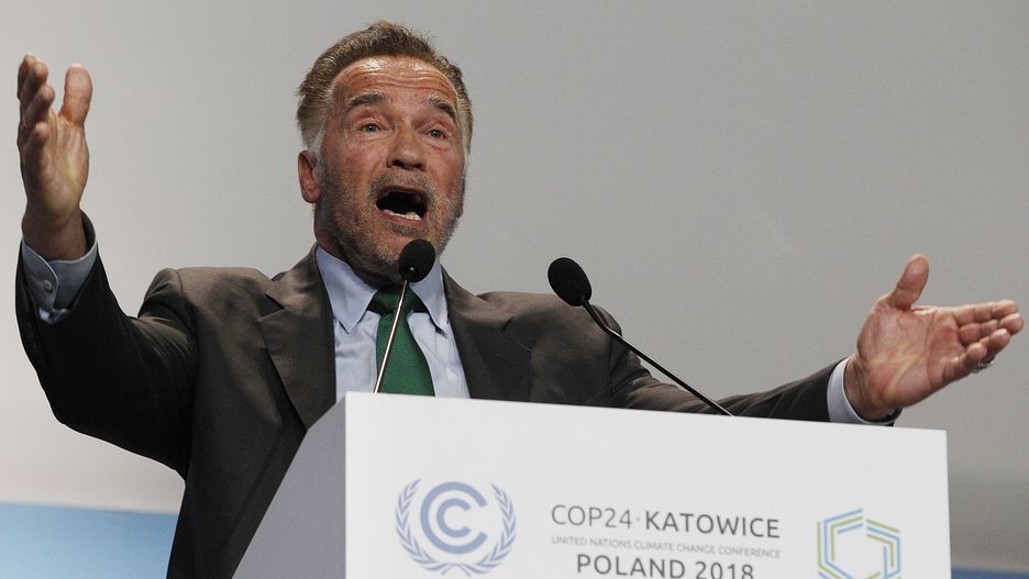 Arnold Schwarzenegger na szczycie klimatycznym w Katowicach