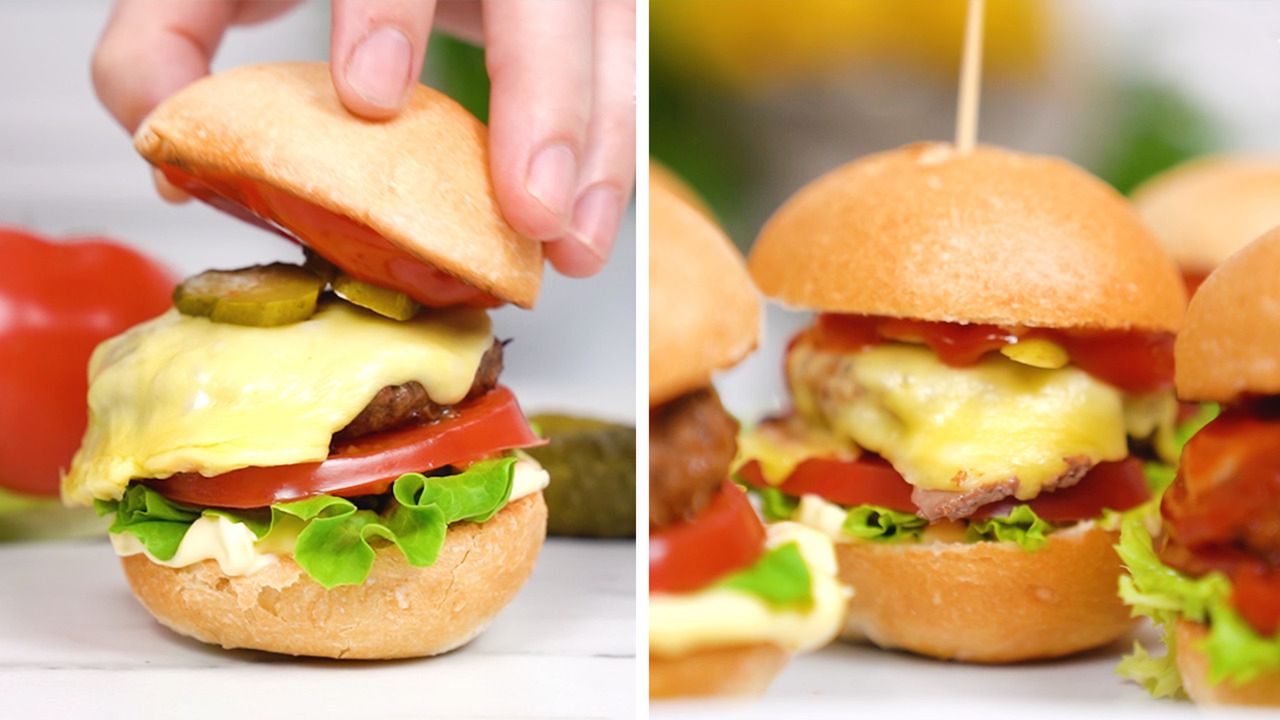 Mini burgery z soczystą wołowiną - genialny pomysł na przystawkę w kilka minut