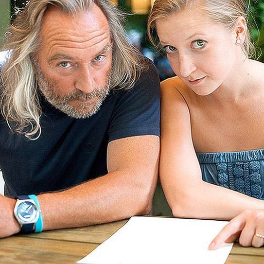 Lara Gessler z ojcem Piotrem