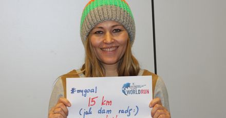 Beata Sadowska i Adam Klein biegną w Wings for Life World Run