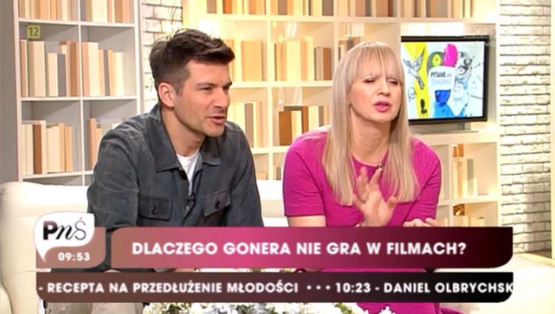 Gonera w "Pytaniu na śniadanie" i niezręczny moment na wizji. Dziennikarka postawiła aktora w trudnej sytuacji