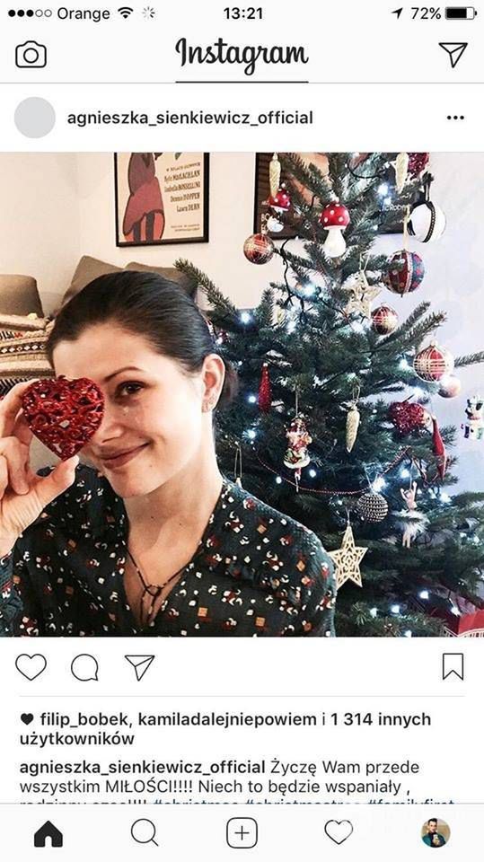 Agnieszka Sienkiewicz przygotowuje się do Wigilii