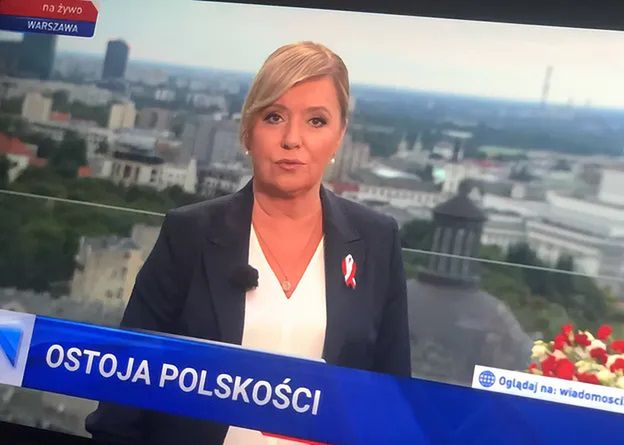 Danuta Holecka blondynką