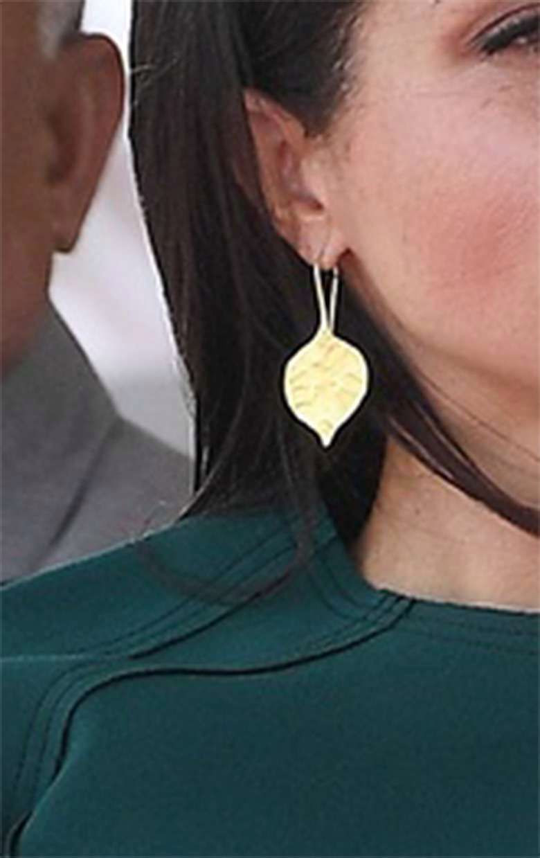 Meghan Markle w ciąży na Fidżi w zielonej kreacji