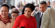 Pierwsza poważniejsza wpadka Meghan. Zapomniała odciąć metkę od sukienki