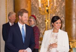 Meghan zachwyciła na przyjęciu w Pałacu Buckingham. Poród zbliża się wielkimi krokami