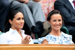 Pippa Middleton na Wimbledonie. Zachowała stoicki spokój