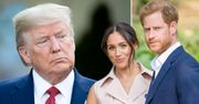 Harry i Meghan przeprowadzili się do USA. Donald Trump zareagował bardzo stanowczym oświadczeniem