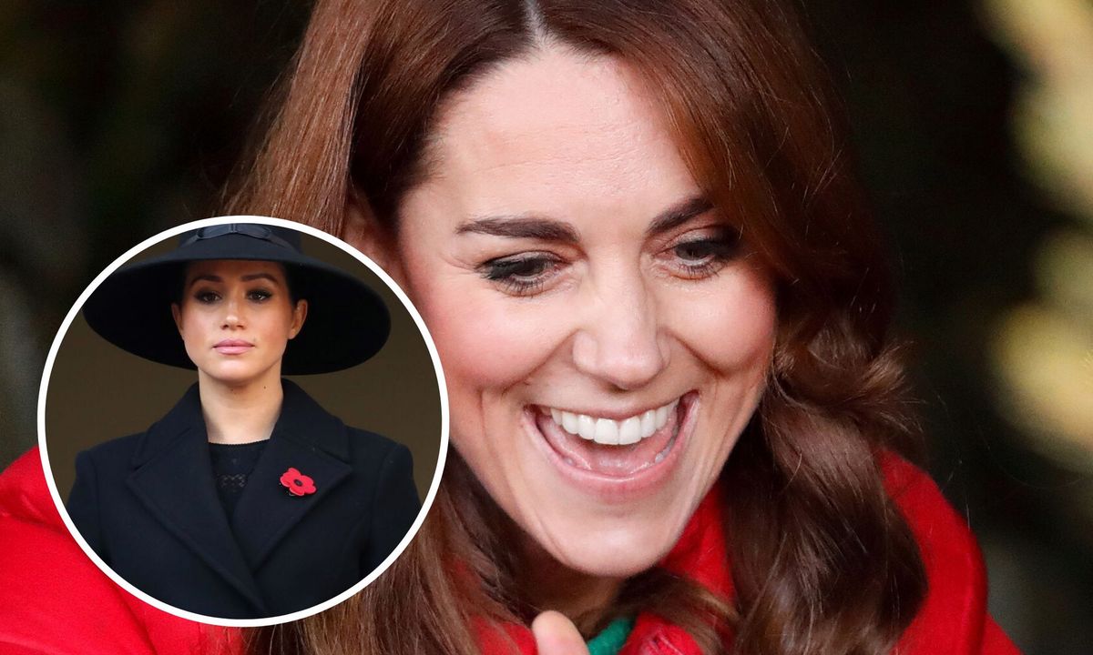 Kate Middleton odciąga uwagę od Meghan Markle. "Kradnie jej blask"