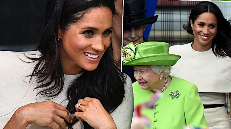 Meghan Markle i królowa Elżbieta II