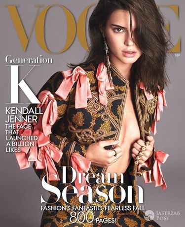 Kendall Jenner na okładce Vogue wrzesień 2016