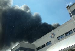 Ogromny pożar pod Głogowem. Płonie nielegalne składowisko odpadów chemicznych