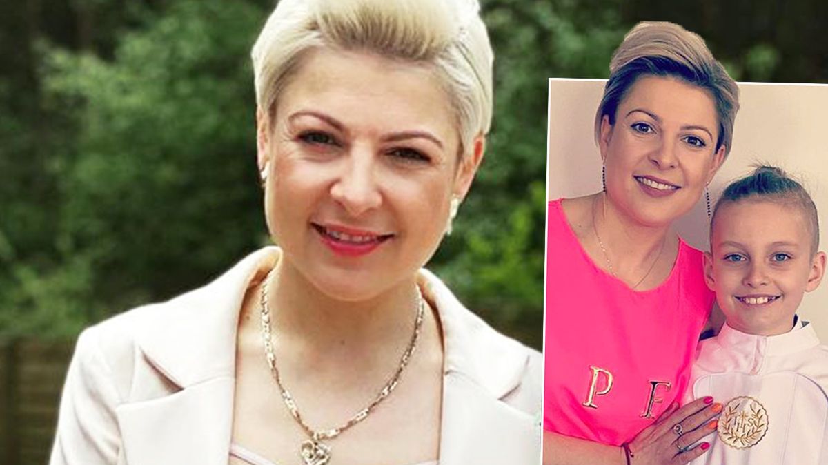 Magdalena Narożna na komunii córki świeciła biustem. Tym razem nie popełniła tego błędu. Błysnęła czymś równie apetycznym
