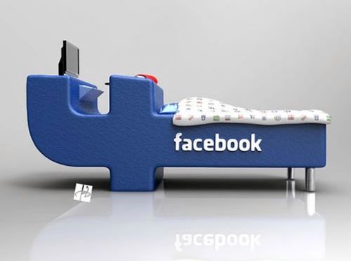 Facebookowe łóżko wygląda na niewygodne