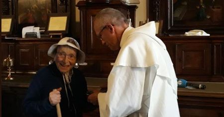 95-letnia pątniczka z Włoch dotarła na Jasną Górę