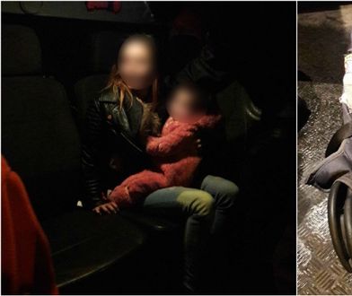 Pijana matka z dzieckiem i otwartym winem w ręce. Miała 2 promile