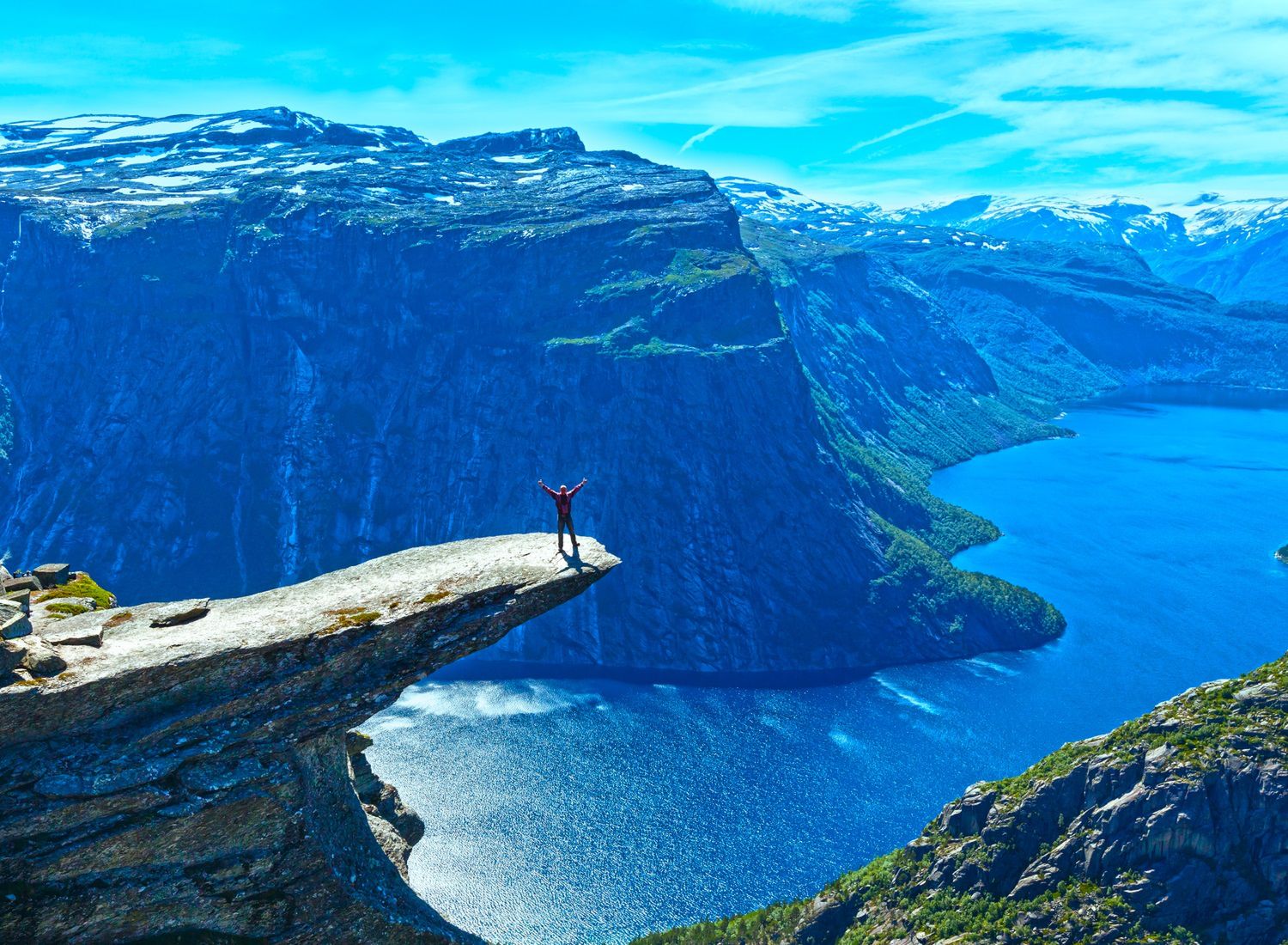 Trolltunga, czyli "Język Trolla", to jeden z największych hitów Norwegii