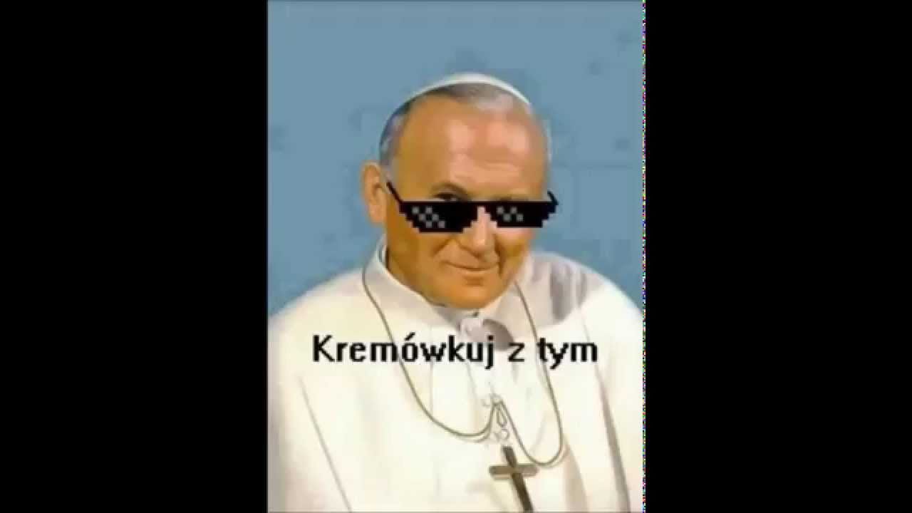 Wizerunek Jana Pawła II często jest wykorzystywany jako cel żartów.
