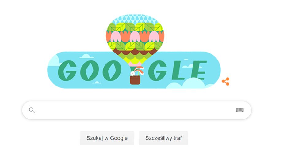 Google Doodle. Pierwszy dzień wiosny w internecie