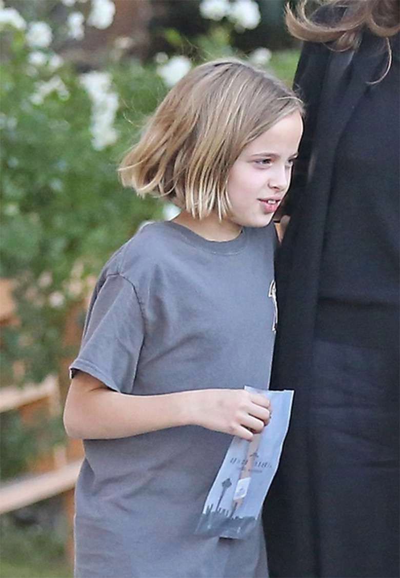 Angelina Jolie z córką Vivienne Jolie-Pitt w dojo karate