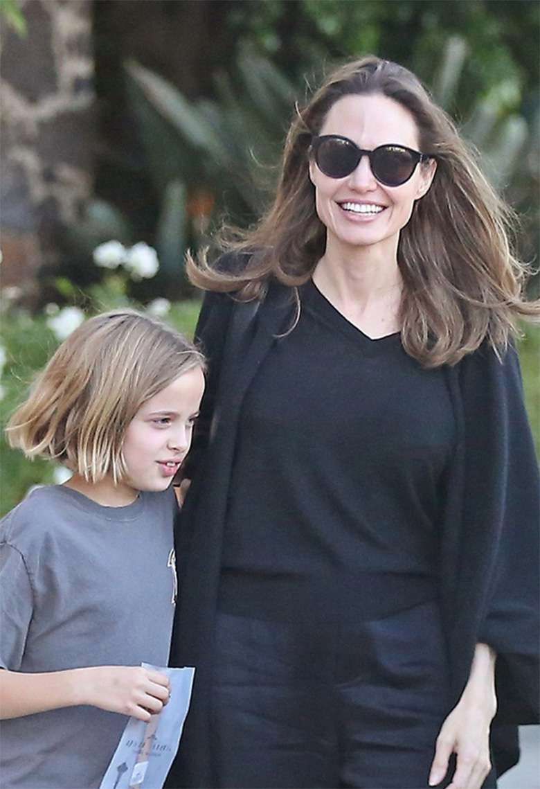 Angelina Jolie z córką Vivienne Jolie-Pitt w dojo karate