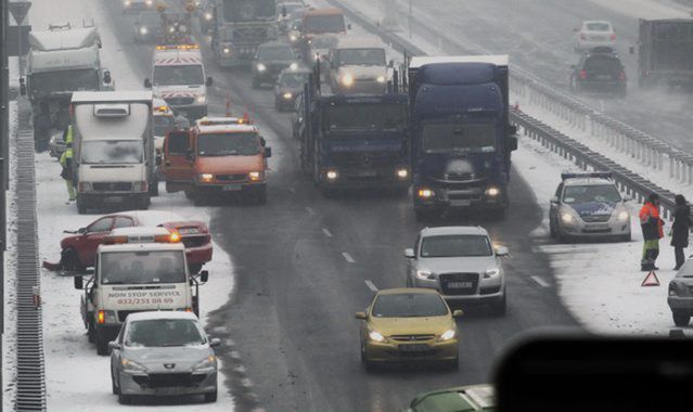 Karambol na A4 i utrudnienia w Katowicach