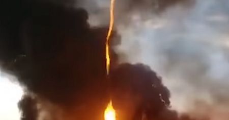 "Firenado" na niebie. Nietypowe zjawisko w Wielkiej Brytanii