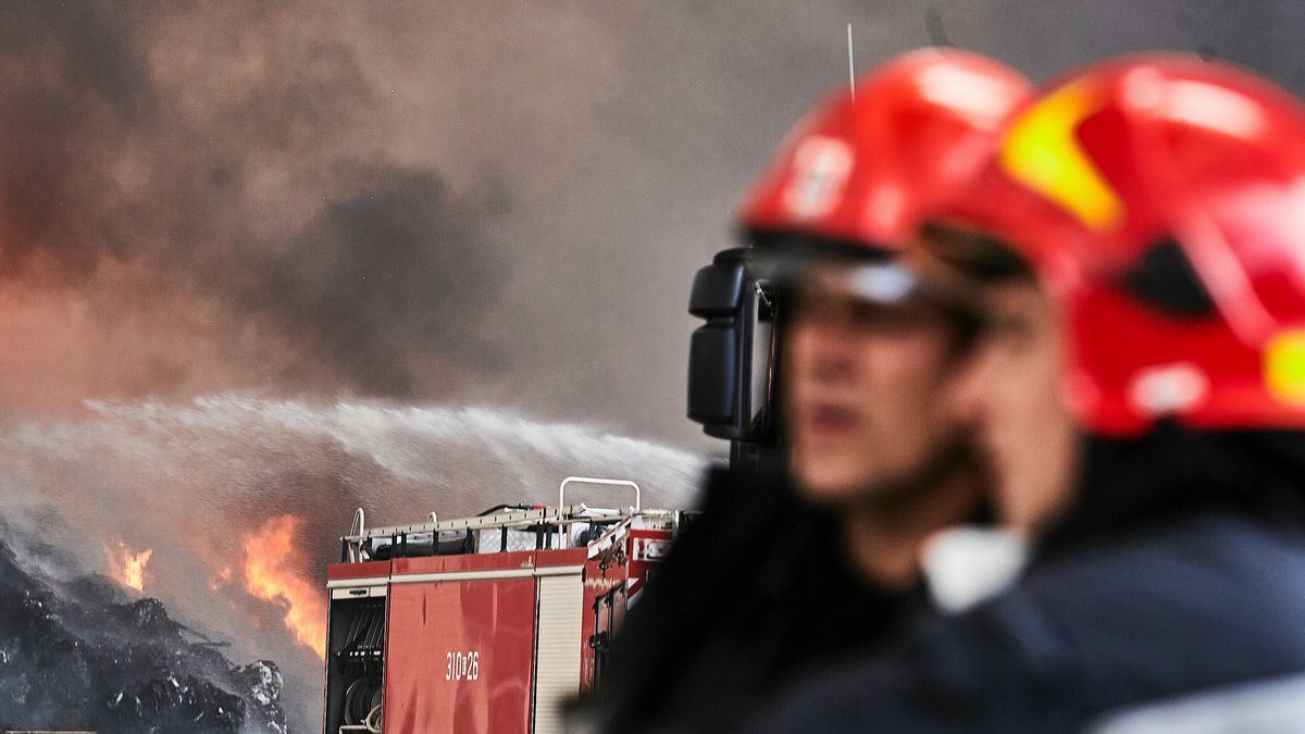 Pożar składowiska toksycznych odpadów w Zgierzu