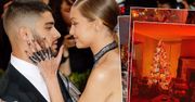 Dom Gigi Hadid tonie w świątecznych dekoracjach. Nie brakuje też zdjęć z córką. Pierwszy raz widzimy ją w pełnej okazałości