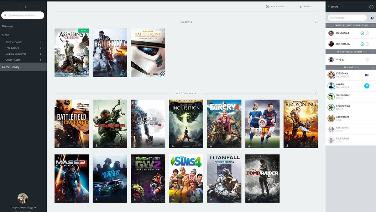 Sklep Origin od Electronic Arts