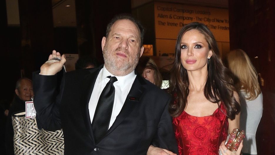Harvey Weinstein z żoną Georginą Chapman