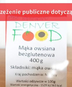 Mąka owsiana bezglutenowa Denver Food wycofana przez GIS. Za duży poziom glutenu