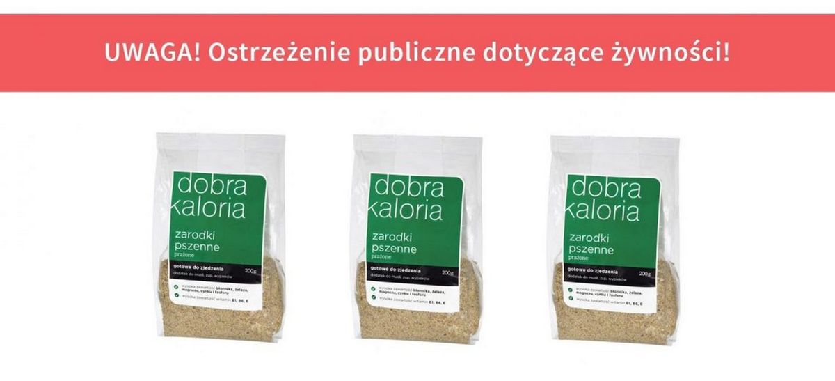 GIS wycofuje produkt. Zarodki pszenne nie do spożycia