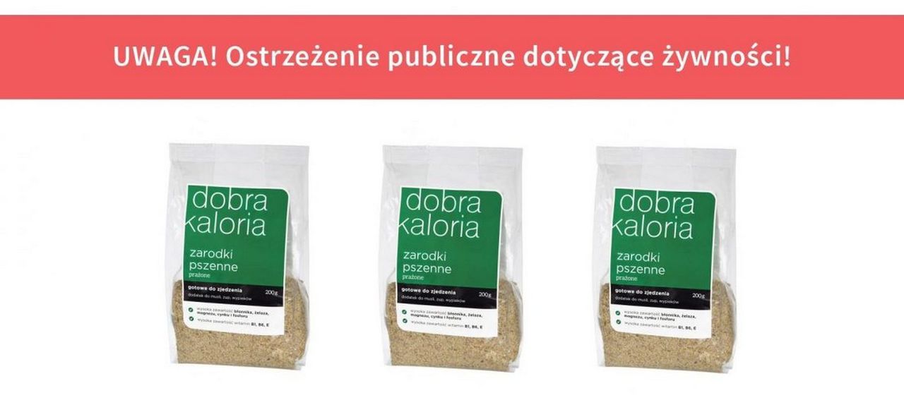 GIS wycofuje produkt. Zarodki pszenne nie do spożycia