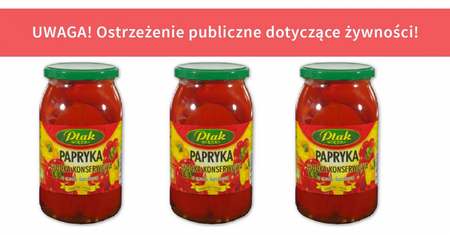 Ostrzeżenie GIS. Papryka słodka konserwowa z niezadeklarowanymi konserwantami