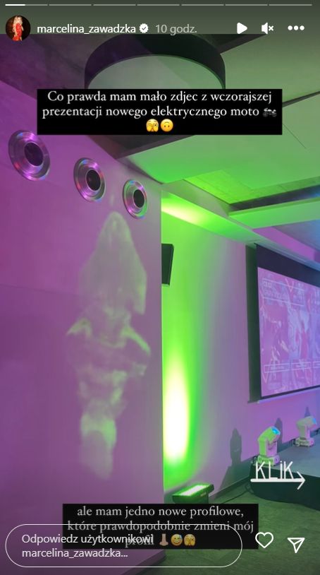 Marcelina Zawadzka miała wypadek. Co się stało? (fot. InstaStories)