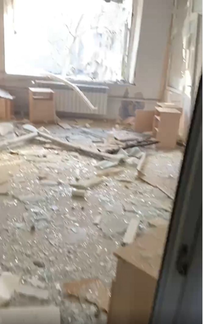 Zbombardowany przez Rosjan szpital położniczy w Mariupolu w Ukrainie