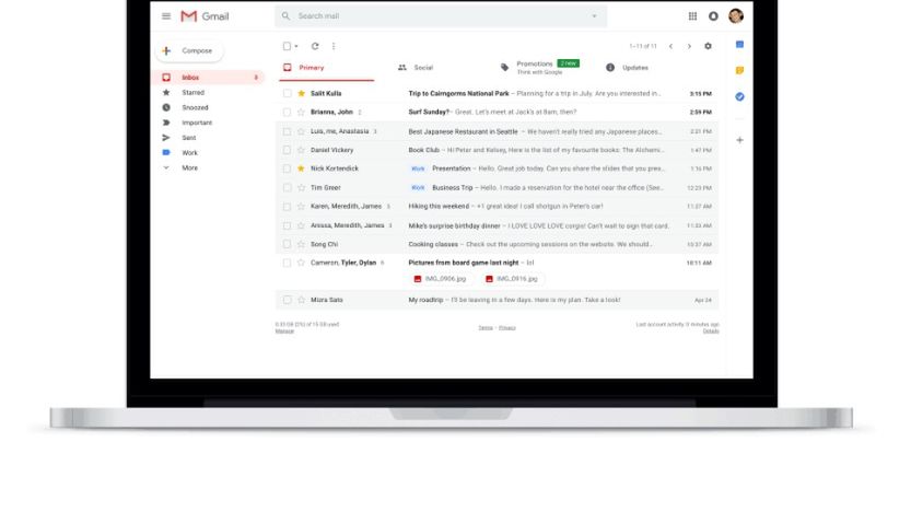 Gmail się zmienia