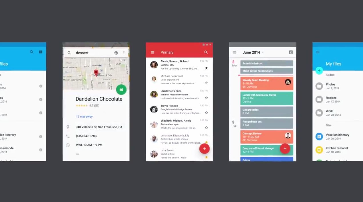 Material Design - obecnie 