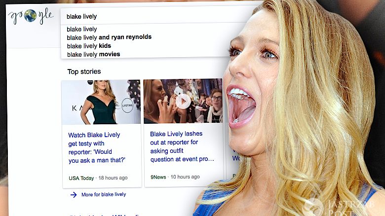 Blake Lively szuka siebie w Google
