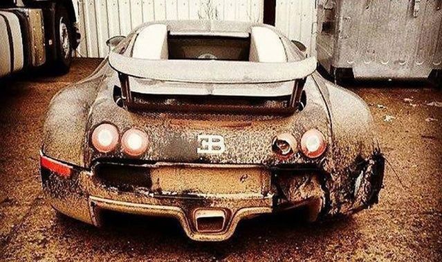 Zaniedbane Bugatti Veyron w Rosji