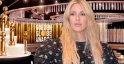 Złote Globy 2021: Ciężarna Ellie Goulding nie pojawiła się na gali, ale i tak pokazała swoją piękną kreację. Podkreśliła jej brzuszek