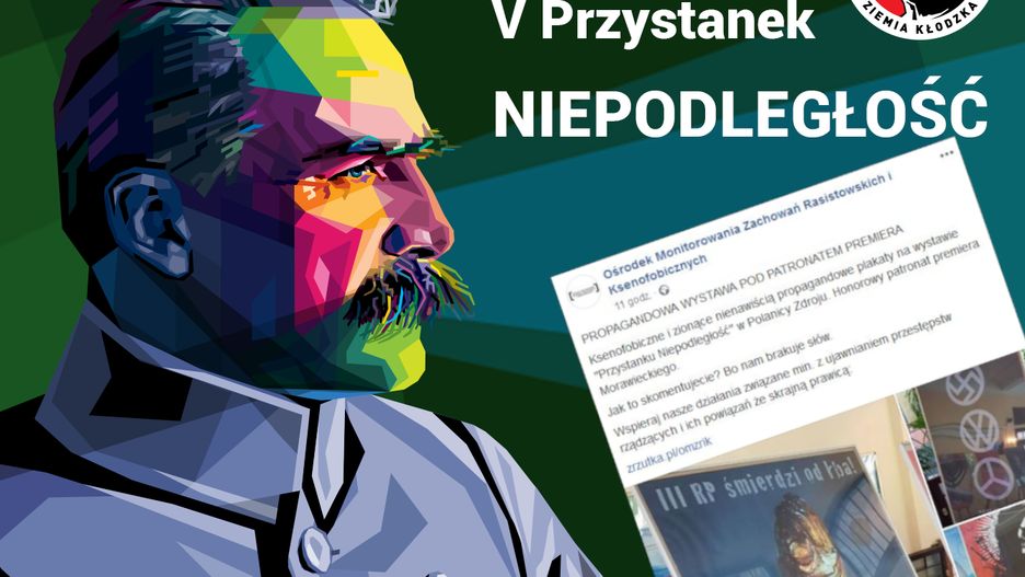 Polanica Zdrój. Kontrowersyjna wystawa "Przystanek Niepodległość" została zorganizowana na terenie państwowej spółki